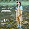 Pantalon et chaussures de wading imperméables pour femmes - Combinaison une pièce dorée, Petite