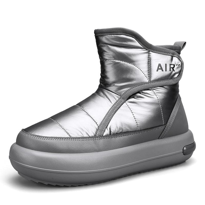 Móda Nové Pánské Zimní Boty Teplé Plyšové Sněhule Vysoce Kvalitní Vodotěsné Pánské Kotníkové Boty Outdoorové Pánské Turistické Boty Tenisky