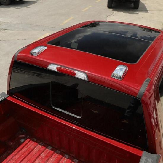 For - Ford F150 F-150 Chrome Top Roof Antenna Base Cover Trim Cap Decor