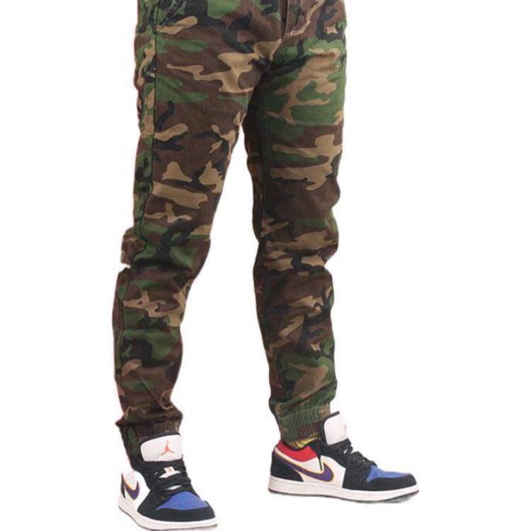 Vans Loose Fit Cargo Sports Multi-Pocket Casual Pants Unisex Pants Camouflage VN0A36LNCMA
