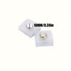 10Pcs  Invisible Magnetic Snap Fasteners, 0.99cm Metal Sewing Buttons for Clothing and Bags