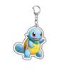 Pokemon Kawaii Acrylic Keychain Elfin Figure Pikachu Bulbasaur Psyduck Squirtle Gengar Meowth Cute Pendant Dolls Boys Gifts