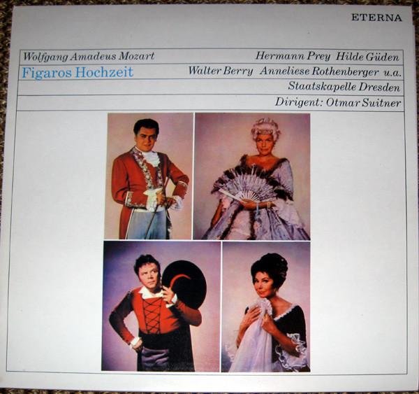 

LP Record WOLFGANG AMADEUS MOZART , HERMANN P - Figaros Hochzeit 825506 ETERNA 1979 Germany Classical Used