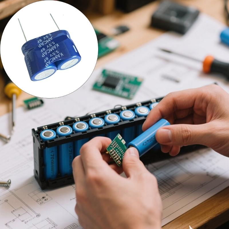 Ultrahigh Capacity 8.0F 5.5V Preassembled Supercapacitor With Rapid Charging Discharge Performances