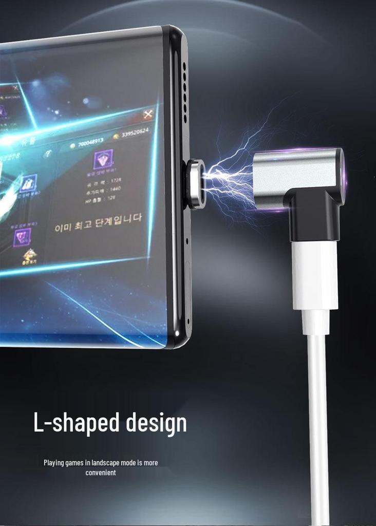 100W PD Fast Charging Type-C Magnetic Adapter for Phones & Laptops