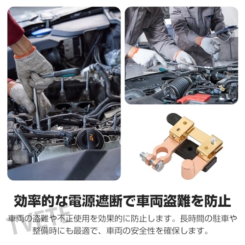 TVETE 250A Rated Current 12V-24V Battery Master Disconnect Knife Switch Battery Kill Switch Universal Discharge Stop Theft Prevention Alloy Coppe