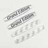 2pcs 3D Metal Logo Avantgarde EXCLUSIVE Sticker Grand Edition Emblem Car Fender Badge For Mercedes Benz AMG Car Accessories
