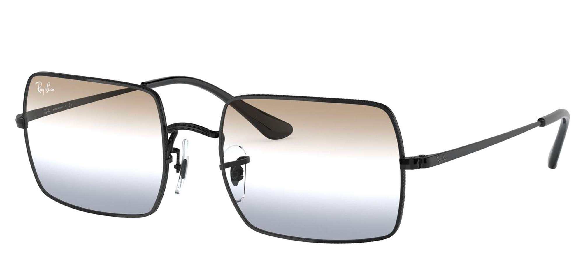

Sunglasses 0RB1969 RECTANGLE GRADIENT BROWN LENS 54 [Ray-Ban] BLACK/CLEAR