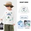 2026 Trendy Boys' Pure Cotton Long-Sleeve T-Shirt for Spring and Fall