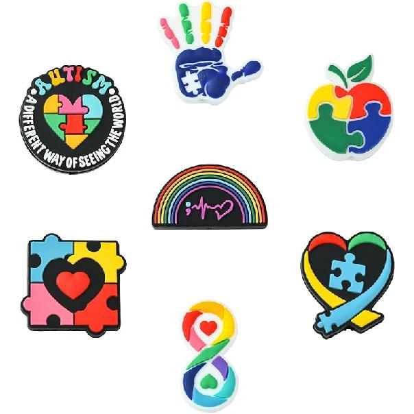 LiQunSweet 15 Pcs 15 Styles Christmas Theme Silicone Beads Santa Claus Tree Socks Snowman Snowflake Beads for DIY Jewelry Keychain Pen Craft