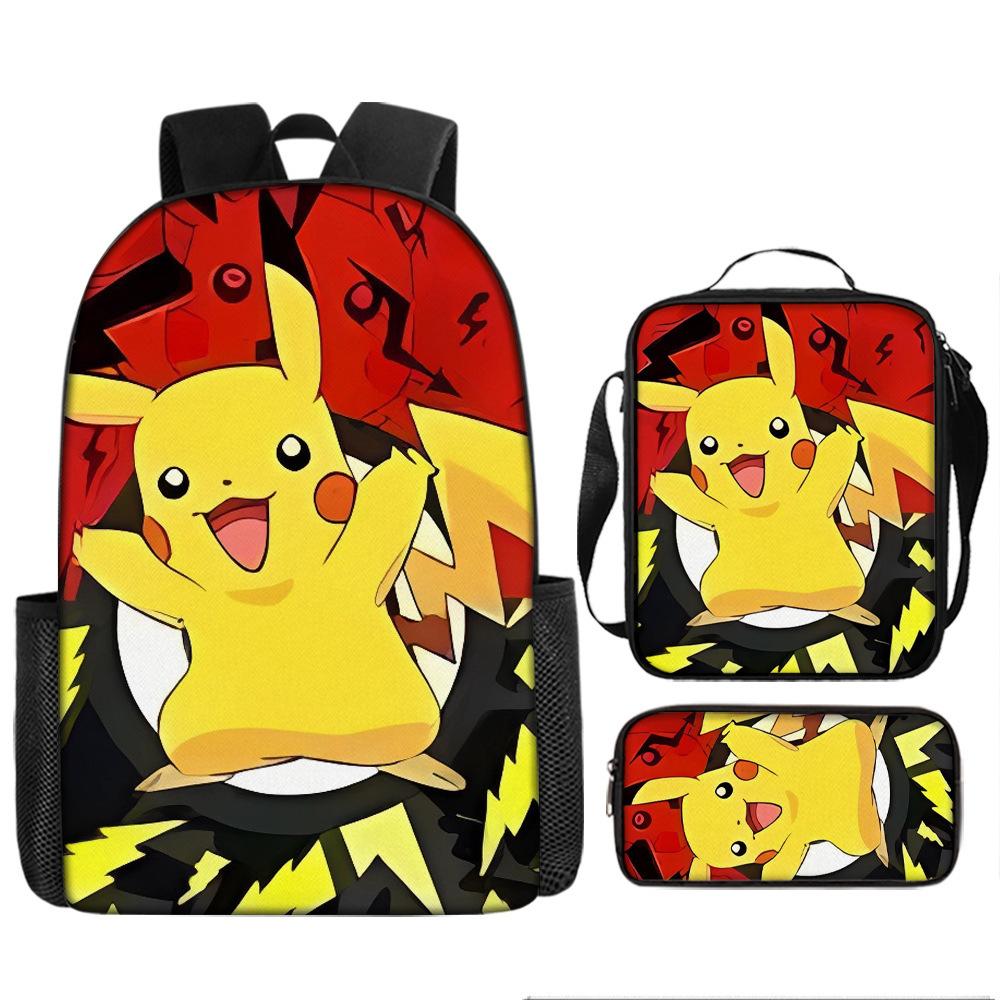 Primary And Secondary School Students Schoolbag Cartoon Backpack Breathable And Wear-Resistant Children'S Backpack Satchel Pencil Bag Set
