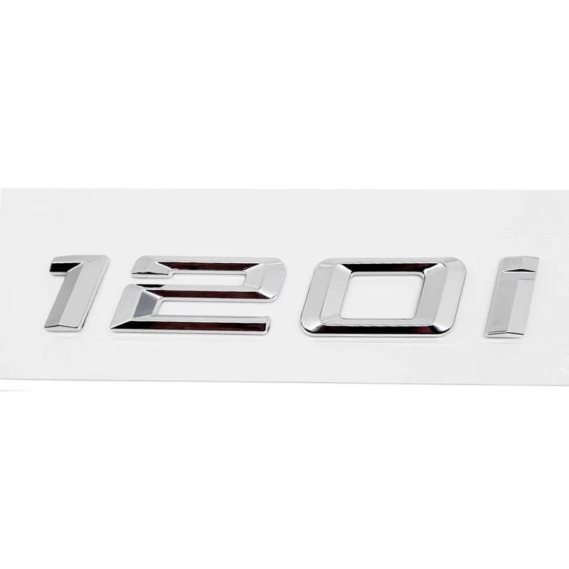 ABS Car Rear Trunk Letters Logo Badge Emblem Sticker For BMW 1 Series 116i 118i 120i 125i 130i 135i 140i E81 E82 E87 E88 F20 F21