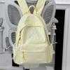 Schoolbag Japanese ins Solid Color Simple Backpack High Value Campus Lightweight Junior High School Student Versatile School Bag Backpack
