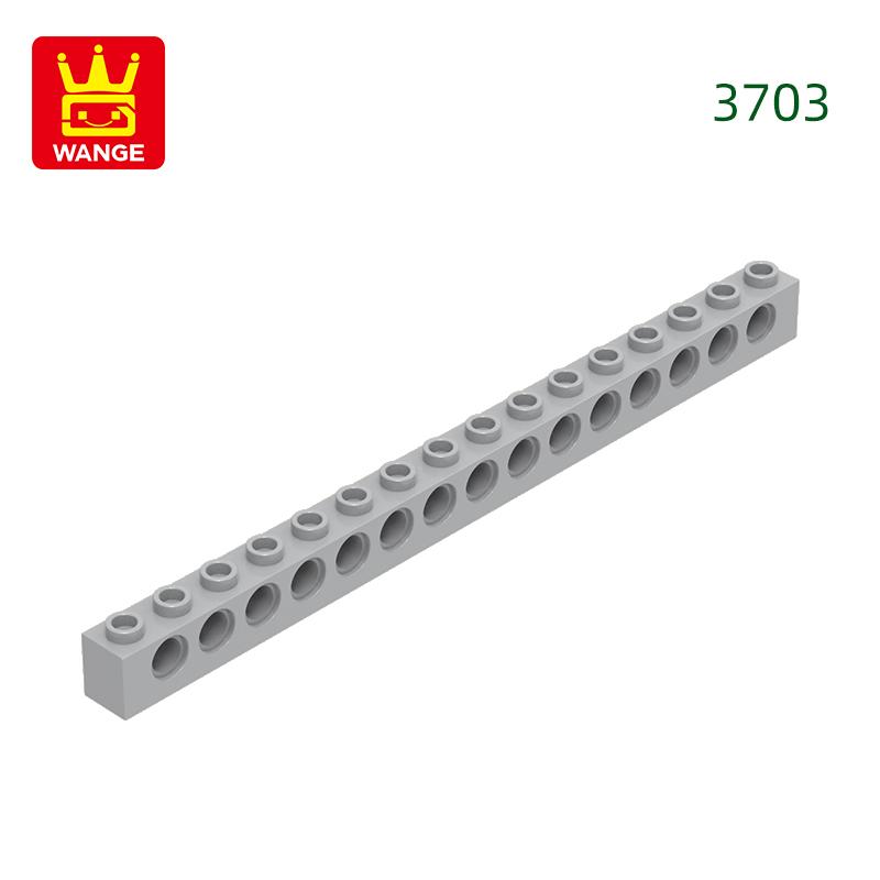 Non-Toxic 18Pcs/Lot 3703 1X16 Holes Thick Bulk Building Blocks Moc Accessories Compatible With Brick Toys Children Gift Box