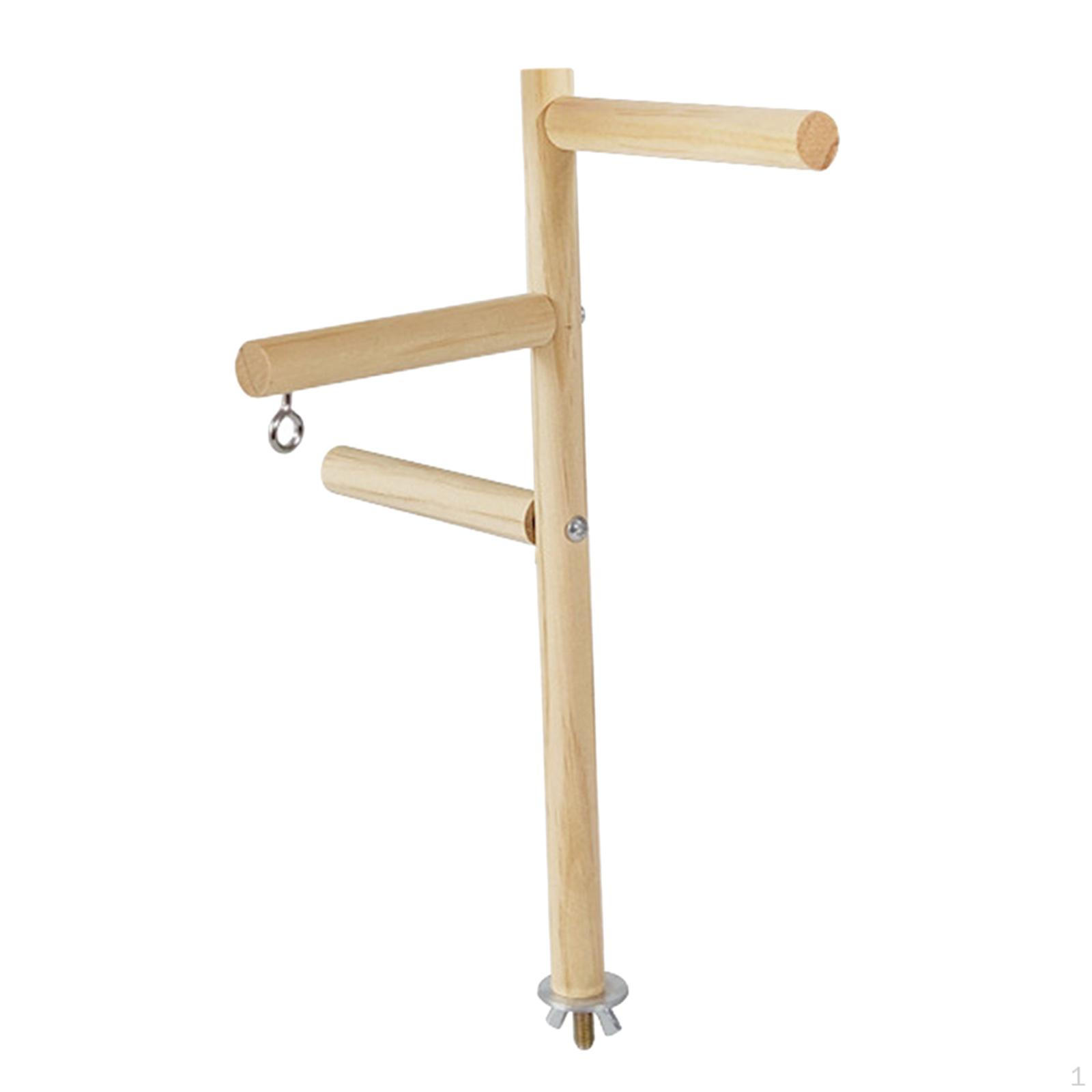 

Птичий окунь, увлекательная жевательная подставка для игр и отдыха, центр развлечений для попугаев 3 Bars