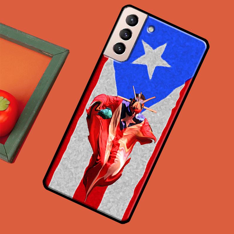Puerto Rico Flag Case For Samsung Galaxy S23 S22 Plus S8 S9 S10 Note 10 Note 20 Ultra S20 FE S21 Ultra Coque