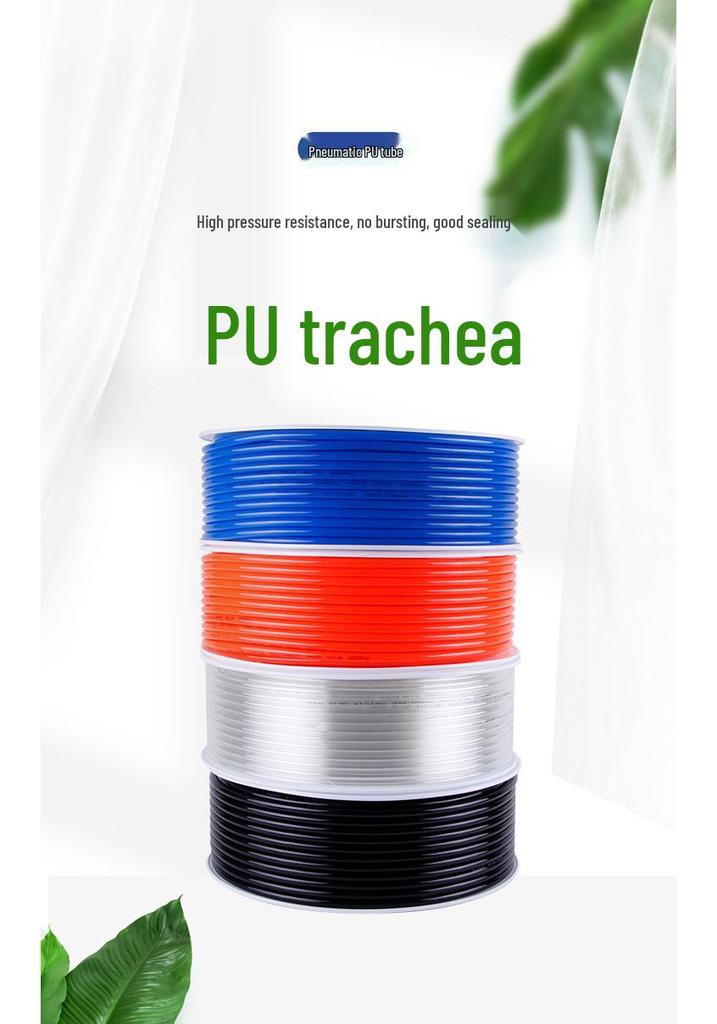 Transparent PU Air Hose for Compressors: Sizes 3-22mm