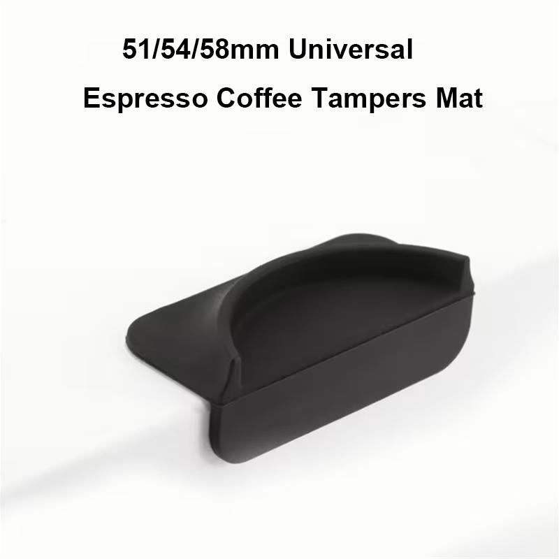 

Silicone Espresso Coffee Tampers Mat Non-slip Coffee Press Pad Universal Neat Tamp Station Coffee Bar Espresso Tampering Holder чорний