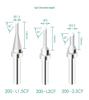 QUICK 203H Soldering Iron Tips 200-L Series: L1.5CF, L2CF, L3CF, L4CF, L5CF - Special Model