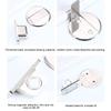 Door Stop Home Hotel Office Anti-collision Block Zinc Alloy Doors Stopper Holder Hardware Replacement Furniture Fitting