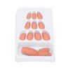 24PCS False Fingernails Long Press Full Cover Fake Color Art Nails for DIY Nail Art Salon