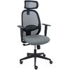 Chaise De Bureau - PIQUERAS Y CRESPO - Bali - Ergonomique - Accoudoirs Réglables - Maille Respirante