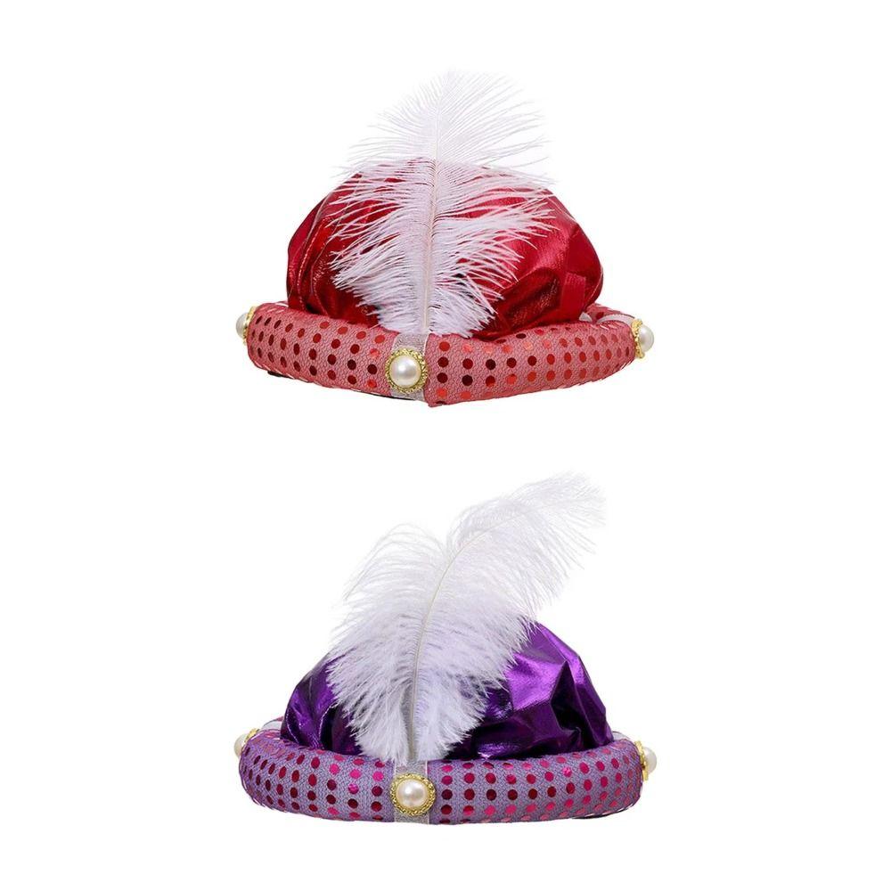 Headpiece Indian Cap Head Wraps Arab Headwear Party Hat Sultan Turban Hats  Cosplay Carnival