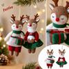 Christmas Hanging Ornament Doll, Holiday Decoration for Christmas Tree