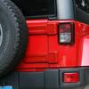For 07+ JK Jeep Wrangler Tailgate Hinge Cover Spare Tire Rear Door Liftgate Trim