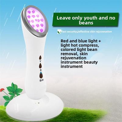 LED Spektrálny Kozmetický Prístroj Horúci Kompres Domácnosť Farebné Svetlo Prístroj Veľkoobchod Omladenie Tváre Červené a Modré Svetlo Kozmetický Prístroj