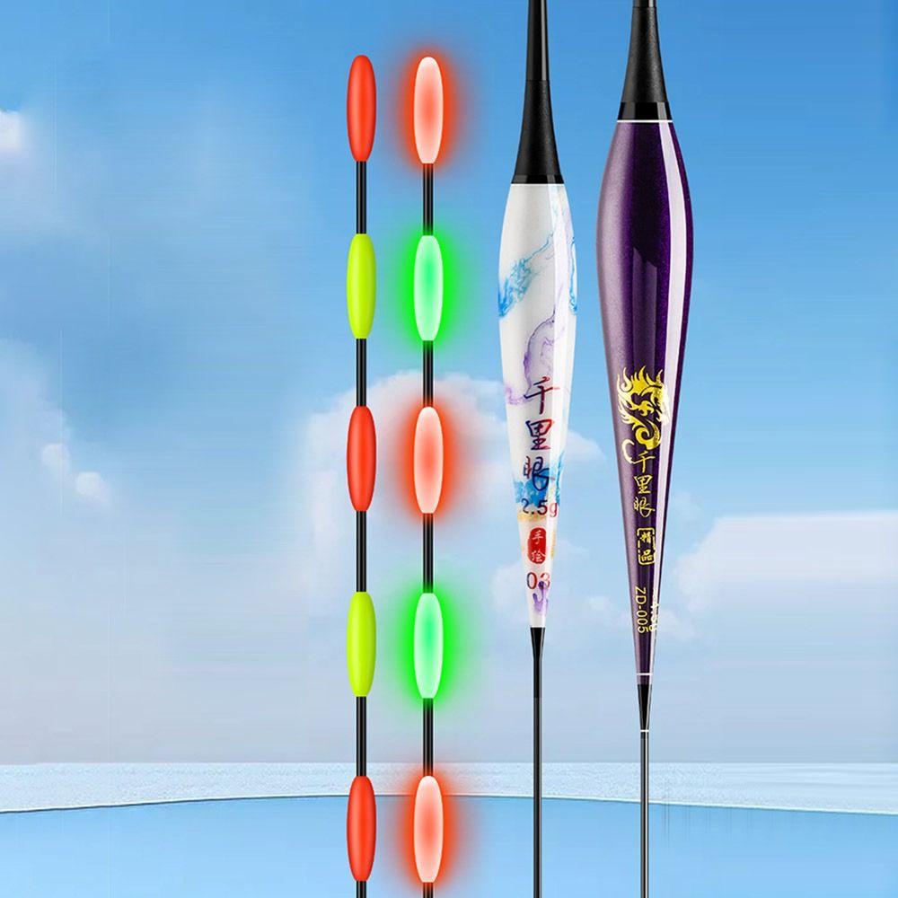 Day and Night Dual Use Electronic Float Sensitive Eye-catching Fish Float for Silver Carp Crucian Carp Bighead Carp