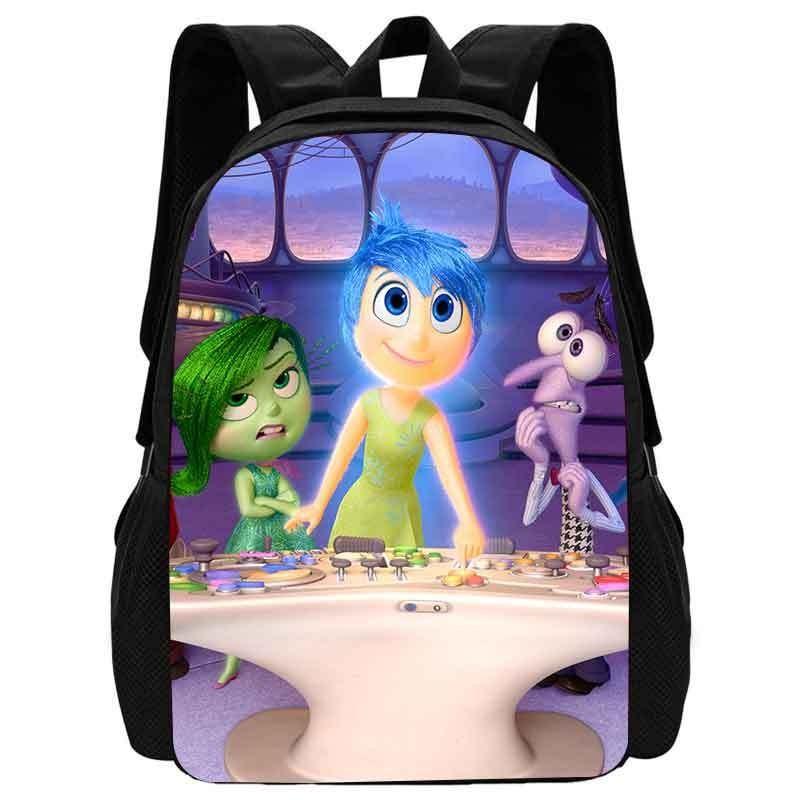 Adorable Cartoon Backpack For Kids Spacious Oxford Cloth School Bag For Grades 1-4