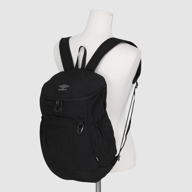 Umbro Pack-It Lightweight Packable Backpack (15L) Black Ur223Cbp41