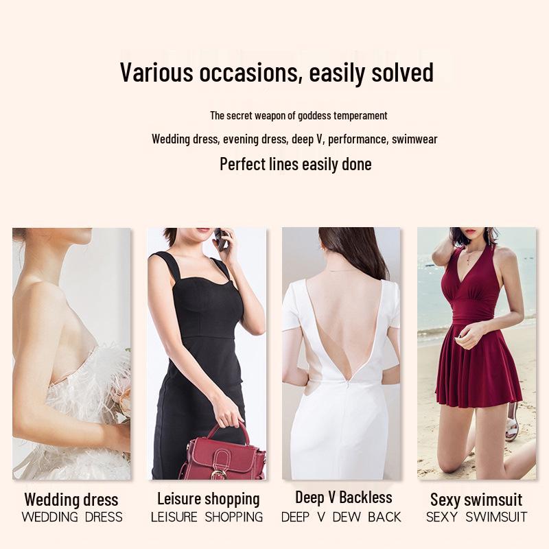 Bunny Ear Push-Up Nipple Covers: Breathable Seamless Lift & Anti-Protrusion Pasties