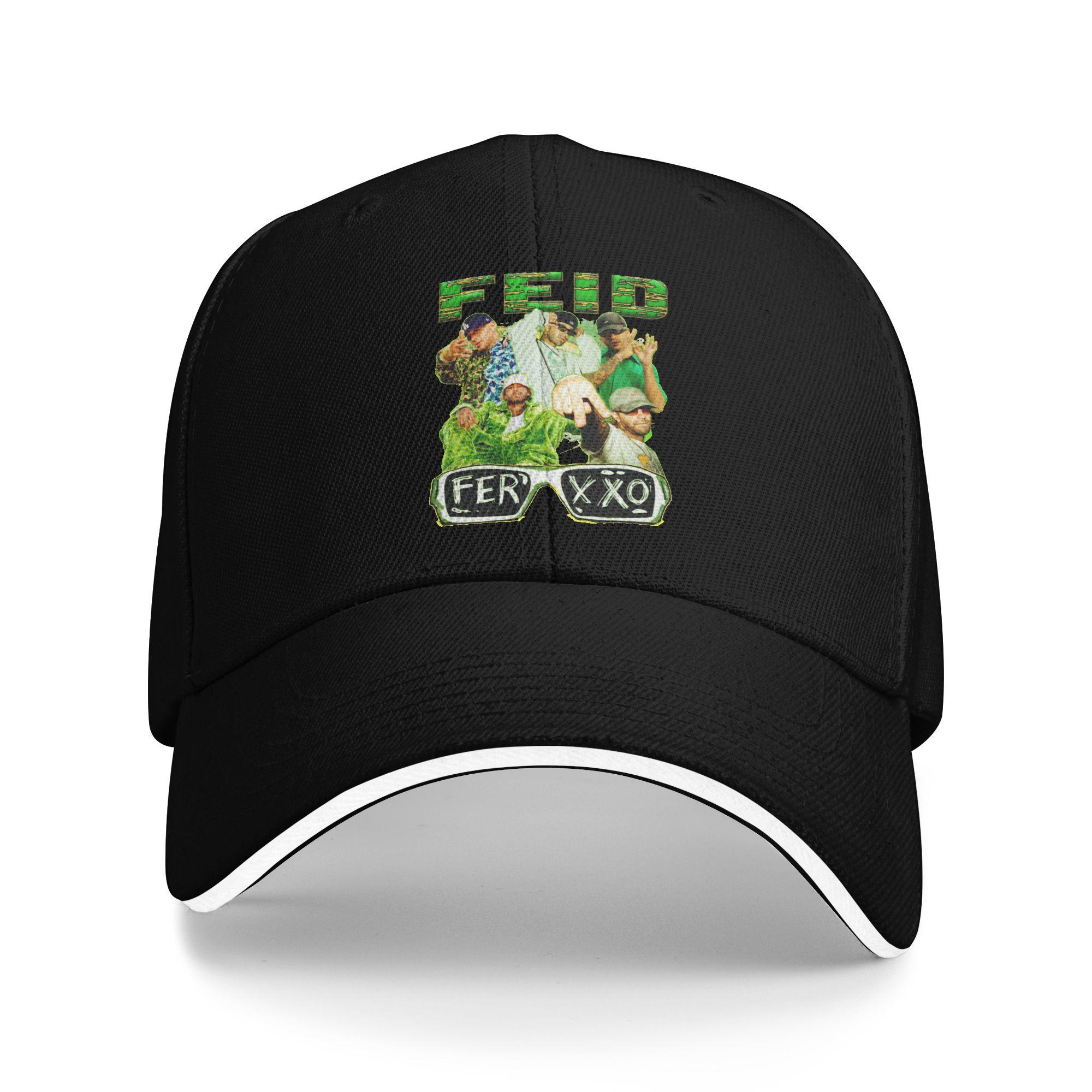 

Custom Punk Rapper Feid Ferxxo Baseball Cap for Unisex WoUnisex Adjustable Dad Hat PerforUnisexce Snapback Hats One Size