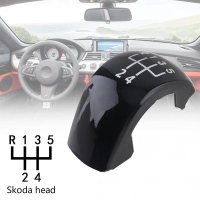 5 Speed 2 Color Manual Styling Gear Shifter Shift Lever Knob Stick Handball Head Cover Fit for Skoda