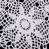 Cotton Lace Crochet Doilies Placemat Flower Square Shape Table Mat Coaster