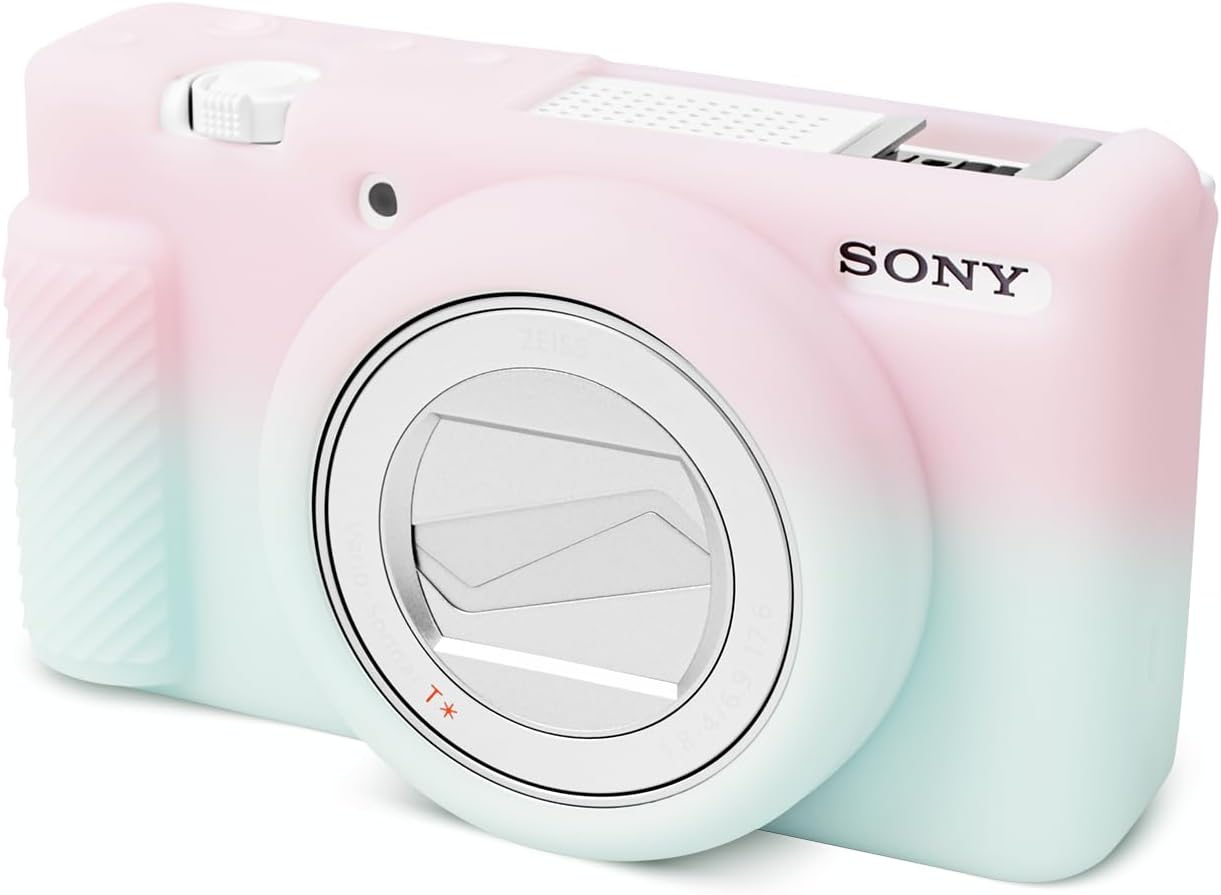 

Soft Silicone Protective Case for Sony ZV1F/ZV1M2 Camera зелений/аеро