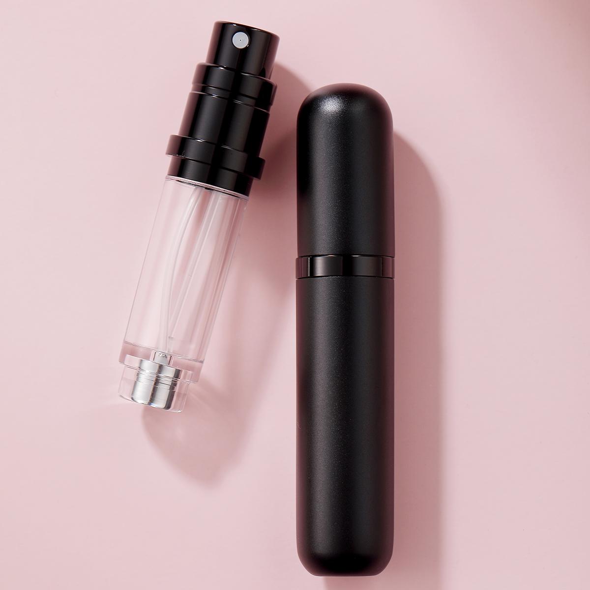 5ml Mini Bottom Filling Perfume Spray Dispenser Bottles Cosmetic Refillable Spray Atomizer Portable Liquid Container Bottles 5ml чёрный