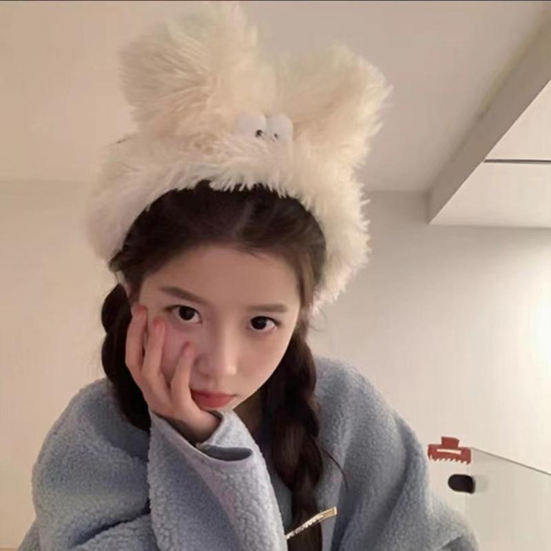 Wide Plush Headbands Makeup Yoga Sports Skincare Hairband for Woman Teens