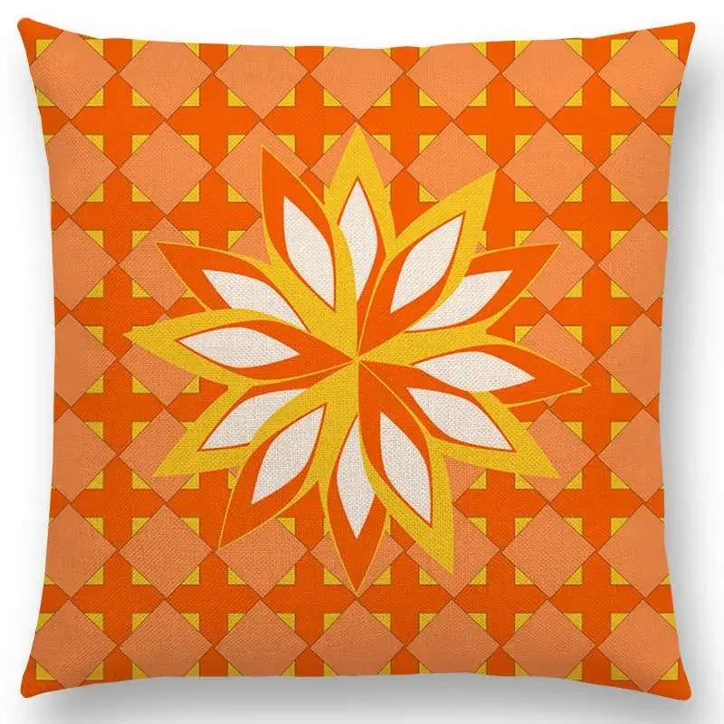 Newest Floral Sofa Pillow Case Geometric Landscape Tropical Joy Mandala Flowers Squares Arrow Cushion Cover