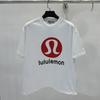 Men Classic Logo Print Short‑Sleeve T‑Shirt Crew Neck Loose Casual Summer Tees Tops
