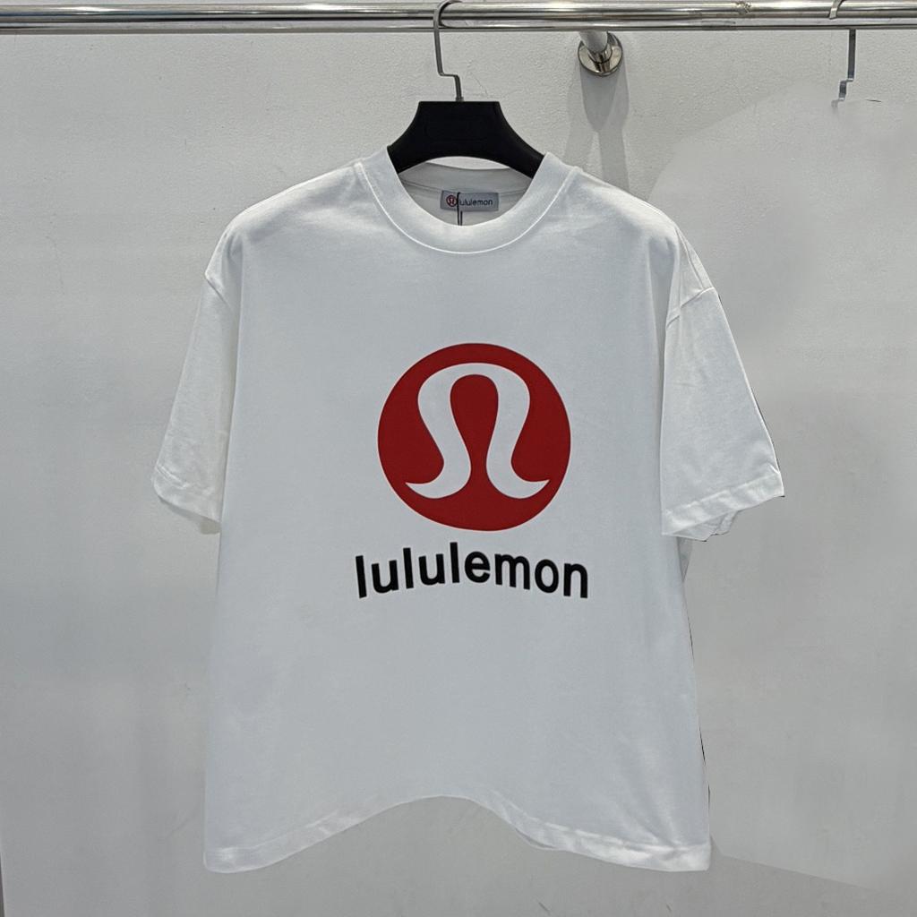 Men Classic Logo Print Short‑Sleeve T‑Shirt Crew Neck Loose Casual Summer Tees Tops