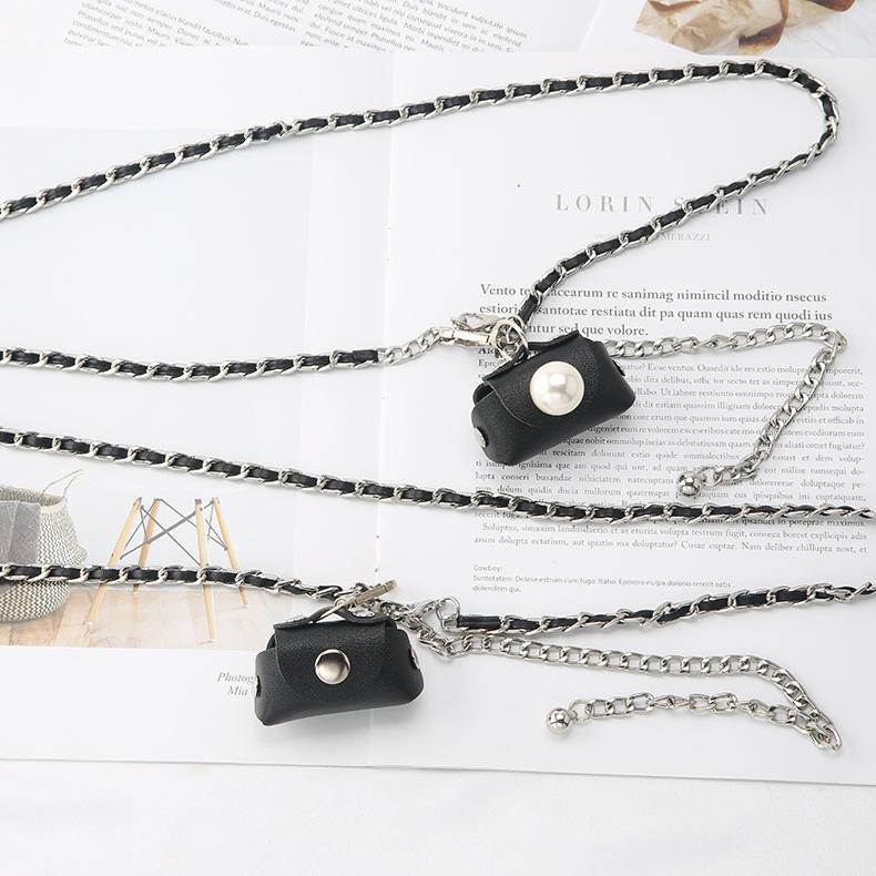 Metal Waist Chain Accessories Women'S Chain Belt Decoration Matching Skirt Dress Mini Bag