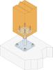 PPRC adjustable column base 100x130x100-150 (1)