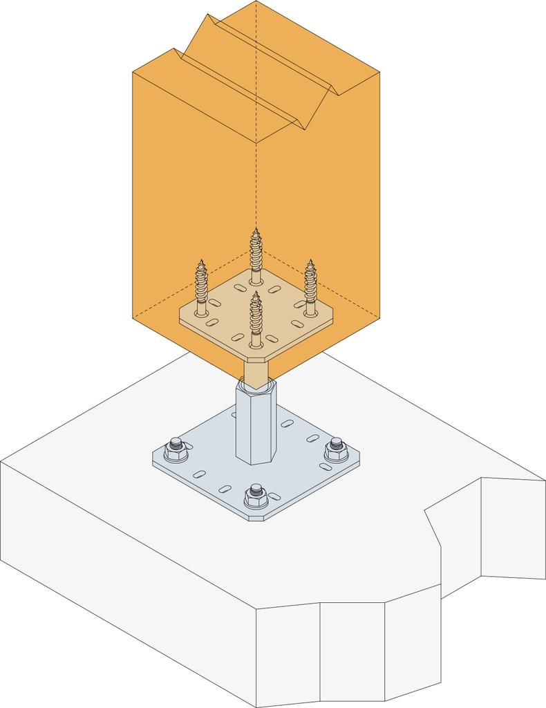 PPRC adjustable column base 100x130x100-150 (1)