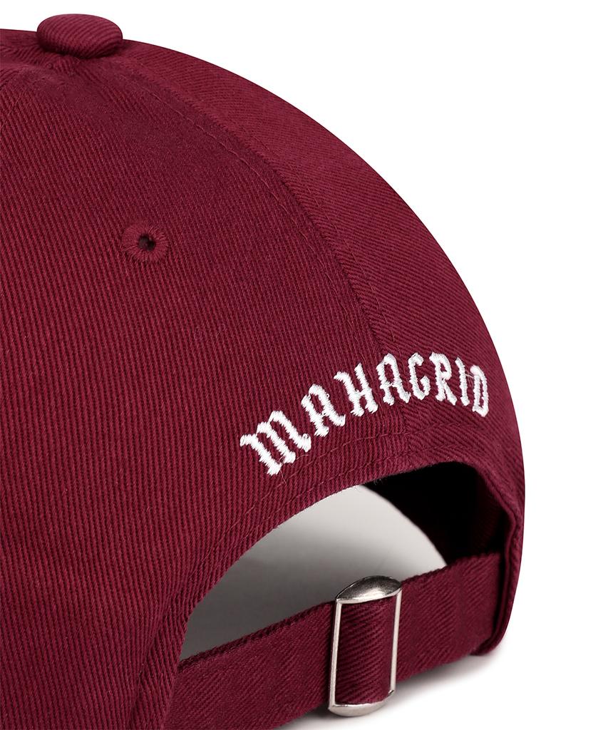 MAHAGRID Ink Logo Ball Cap Burgundy(Mg2Ffmab21A)