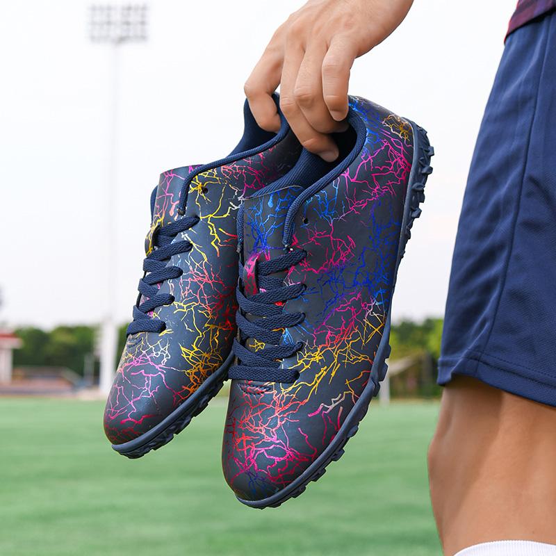 Youth Football Boots  New Professional Training Football Shoes Anti Slip Comfortable Artificial Grass Soccer Shoes for Man