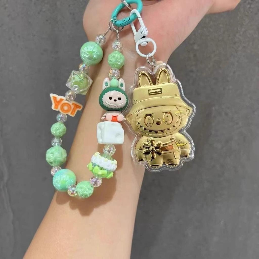 Mobile Pendant Labubu Bag Keychain Labubu Pendant Cute Cartoon Bag Pendant Gift for Girlfriend