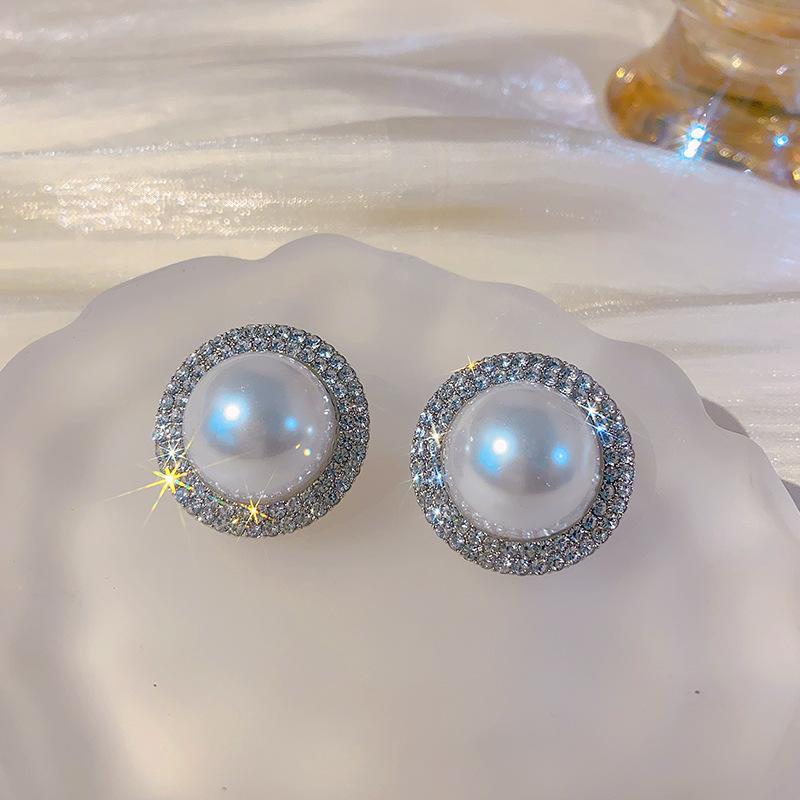 Meier French-style Faux Pearl Earrings - Women's Luxury, High-end, Niche Earrings - S925 Hot-selling Alloy Studs